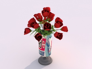装饰花瓶C4D模型