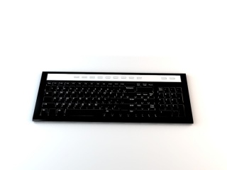 电脑无线键盘C4D模型