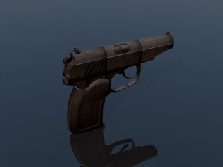 m9手枪C4D模型