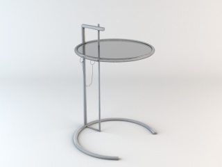 玻璃台面桌C4D模型