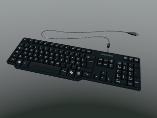 键盘C4D模型