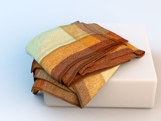 毛巾C4D模型