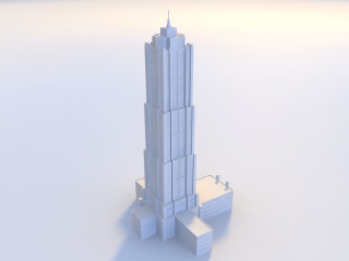 科技大厦C4D模型
