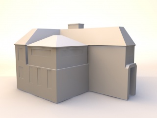 房子建筑19C4D模型