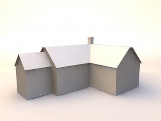房子建筑42C4D模型