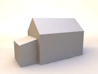 房子建筑43C4D模型
