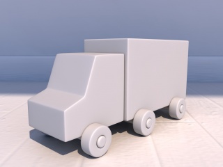 家具车C4D模型