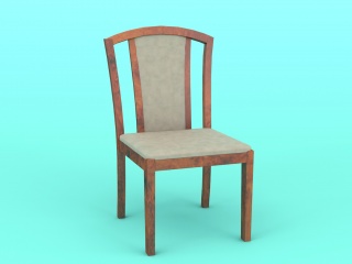 家用餐椅C4D模型