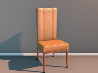 皮质椅子C4D模型
