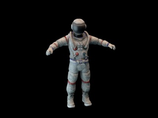 宇航员C4D模型