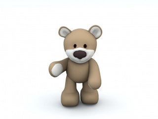 狗熊玩具C4D模型