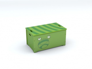 绿色收纳箱C4D模型