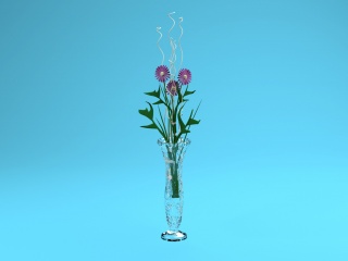 玻璃花瓶C4D模型