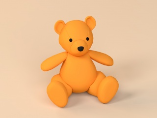 玩具熊C4D模型