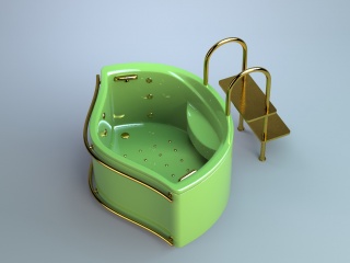 多功能浴缸C4D模型