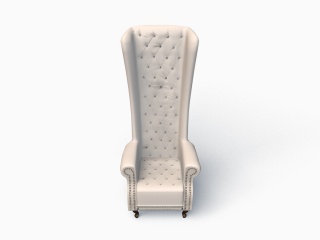 现代风格客厅椅子C4D模型