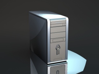 电脑主机箱C4D模型