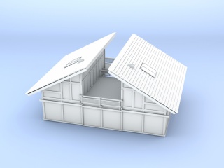 小白楼C4D模型
