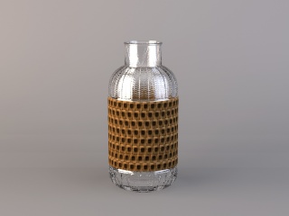 现代简约水瓶水壶C4D模型