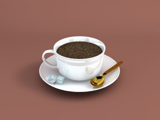 咖啡杯子C4D模型