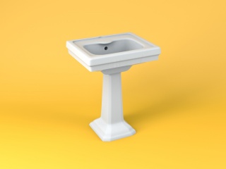 卫生间洗手池C4D模型