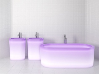 卫生间浴缸C4D模型