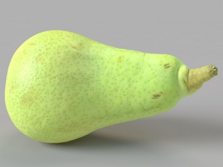 现代水果青梨C4D模型