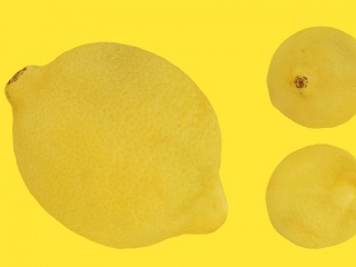 现代水果柠檬C4D模型