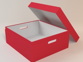 包装盒礼物盒C4D模型