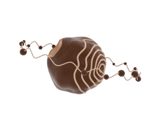现代食物美食巧克力点心C4D模型