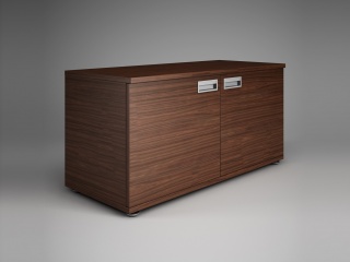 现代办公家具柜子C4D模型