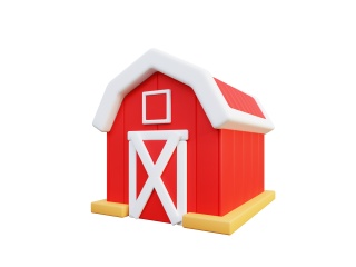 卡通房子小屋C4D模型