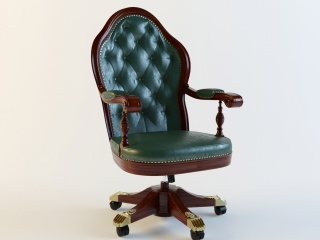 欧式家具椅子C4D模型