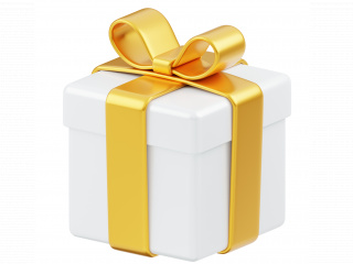 精致高端礼物盒礼品盒正方形白色礼盒C4D模型
