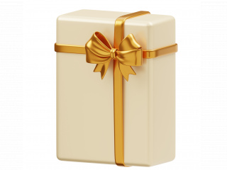 精致礼物盒礼品盒长方形白色礼盒子C4D模型