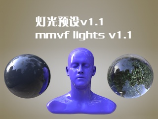 C4D预设 灯光预设v1.1mmvf lights v1.1插件下载
