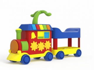 小火车玩具C4D模型