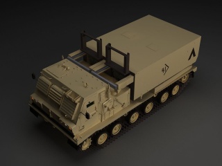 坦克装甲车战斗车C4D模型