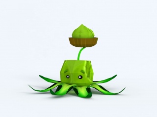 Cabbage-pult卷心菜C4D模型