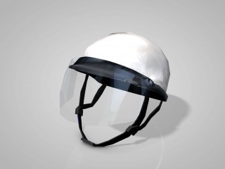 电动车头盔C4D模型
