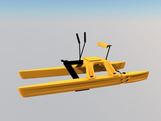 游艇C4D模型