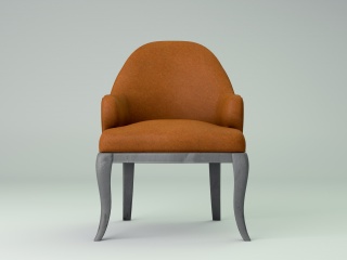 客厅软包椅C4D模型