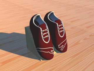 彪马运动鞋C4D模型