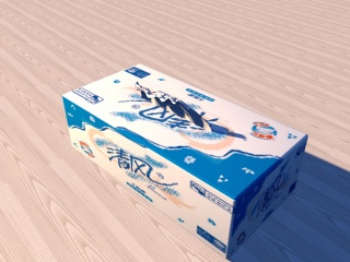 纸巾盒C4D模型