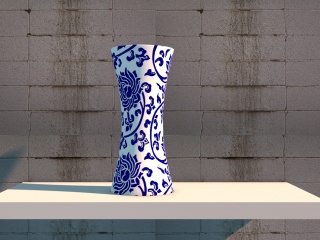 中式花瓶C4D模型
