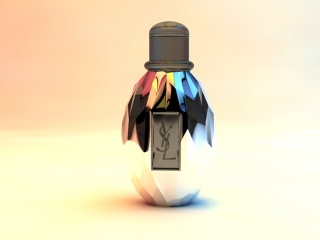 女士香水瓶C4D模型