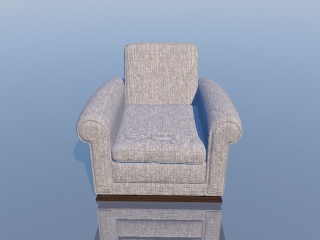 高档布艺沙发C4D模型