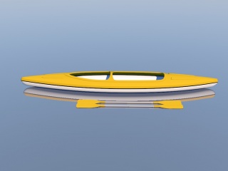 独木舟C4D模型