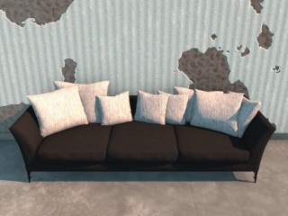 现代沙发C4D模型
