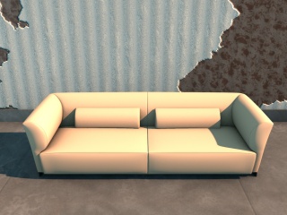 时尚沙发C4D模型